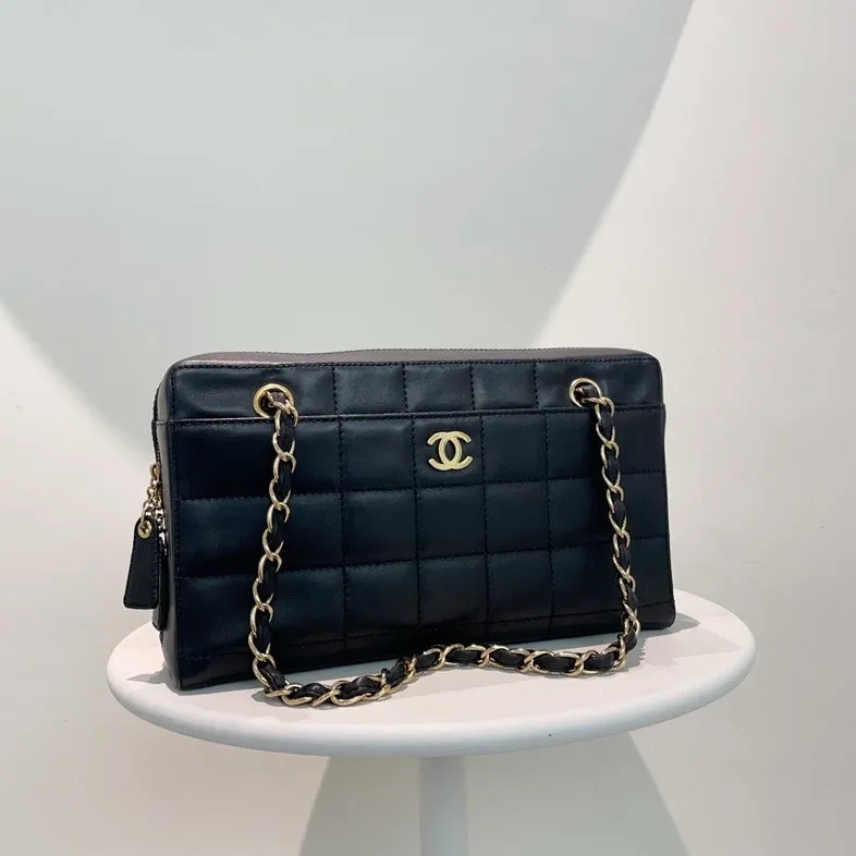 Chanel Quilted Black Shoulder Bag