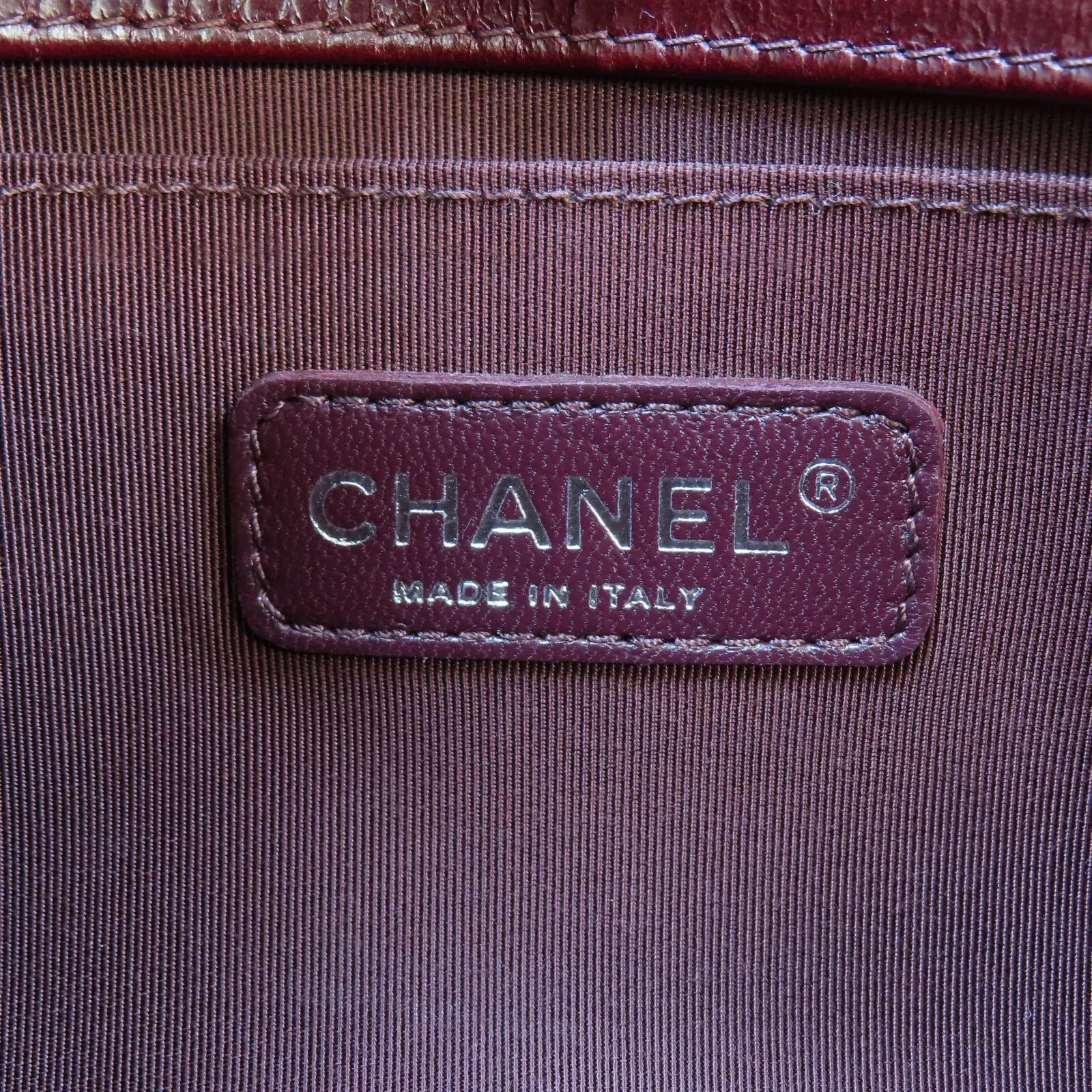 CHANEL QUILTED CALFSKIN LEATHER CHAIN AROUND MAXI BOY BAG