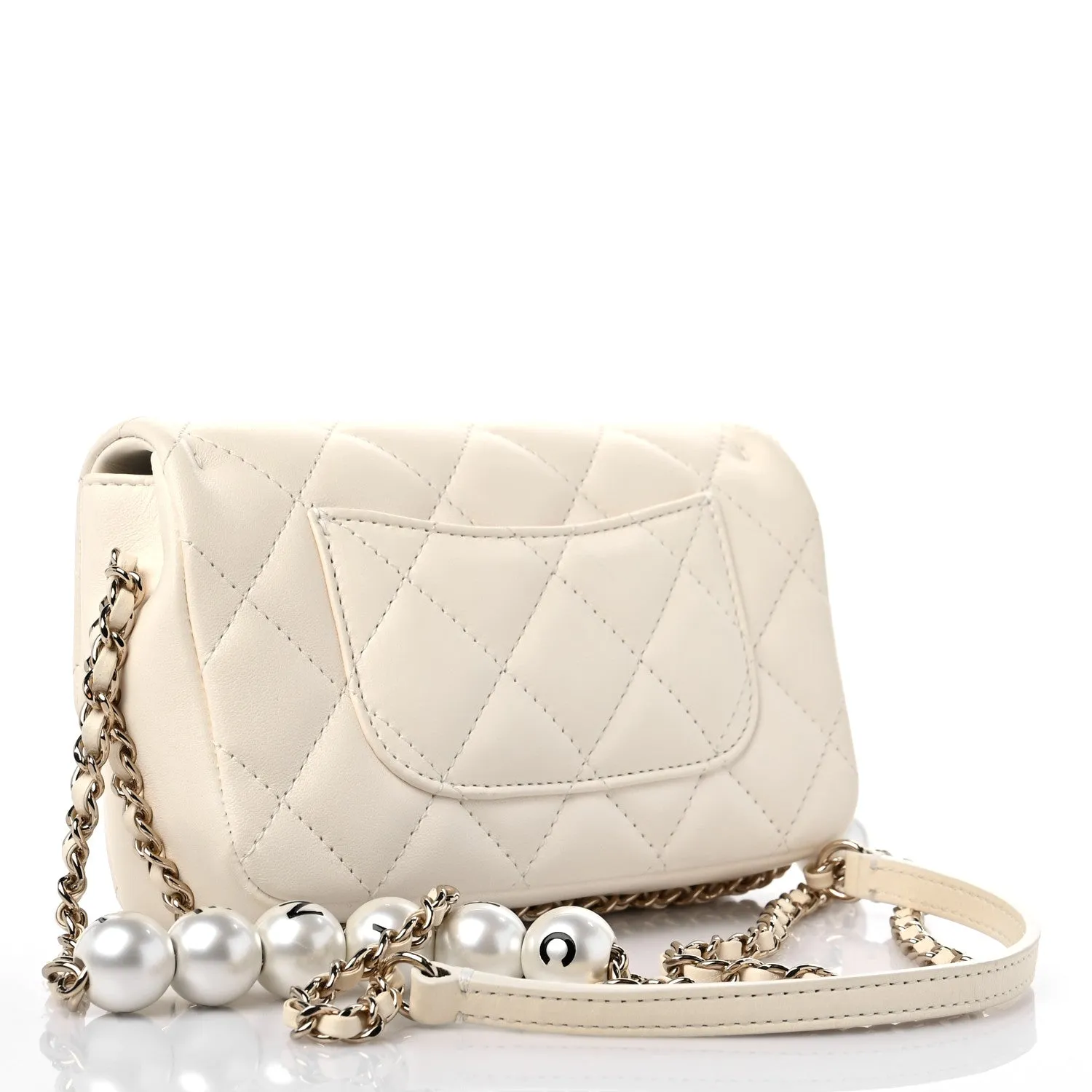 CHANEL QUILTED LAMBSKIN MY PRECIOUS MINI FLAP BAG