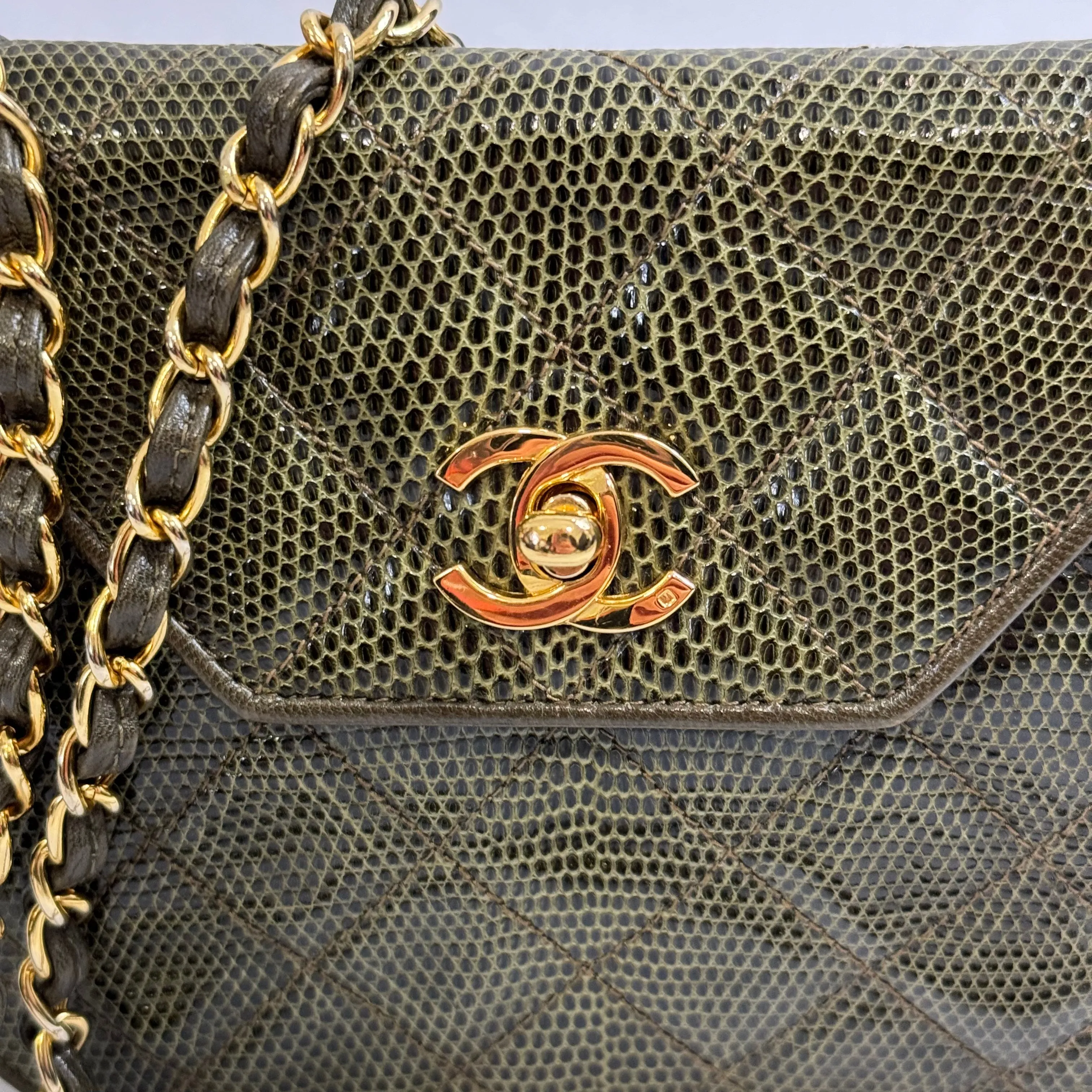 Chanel - Sac vintage en lézard