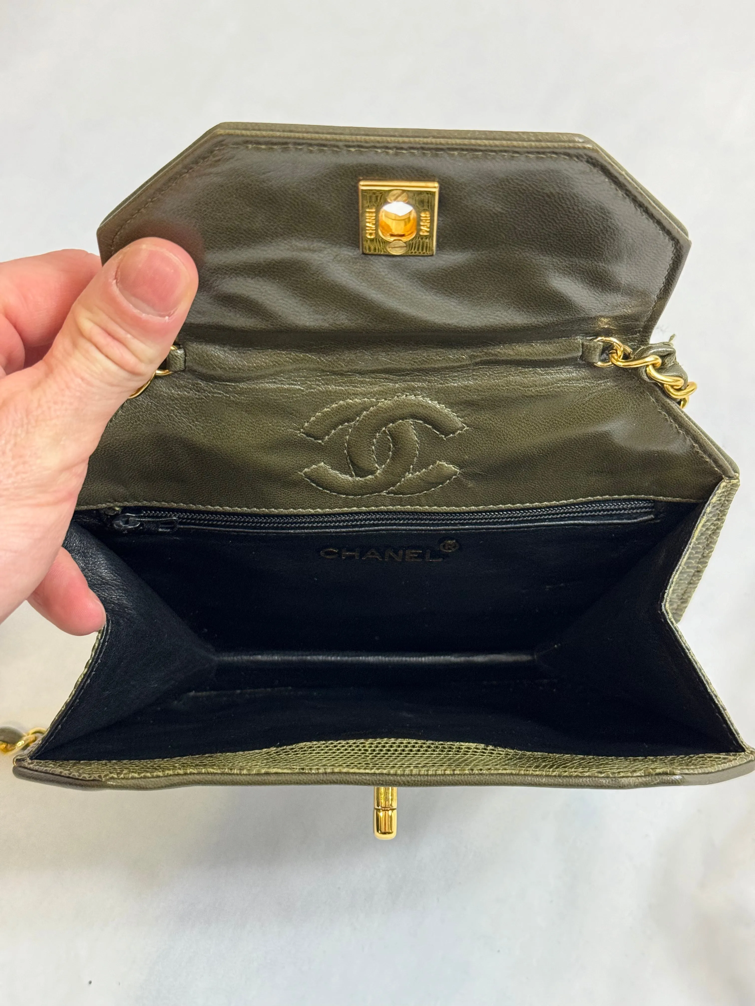 Chanel - Sac vintage en lézard