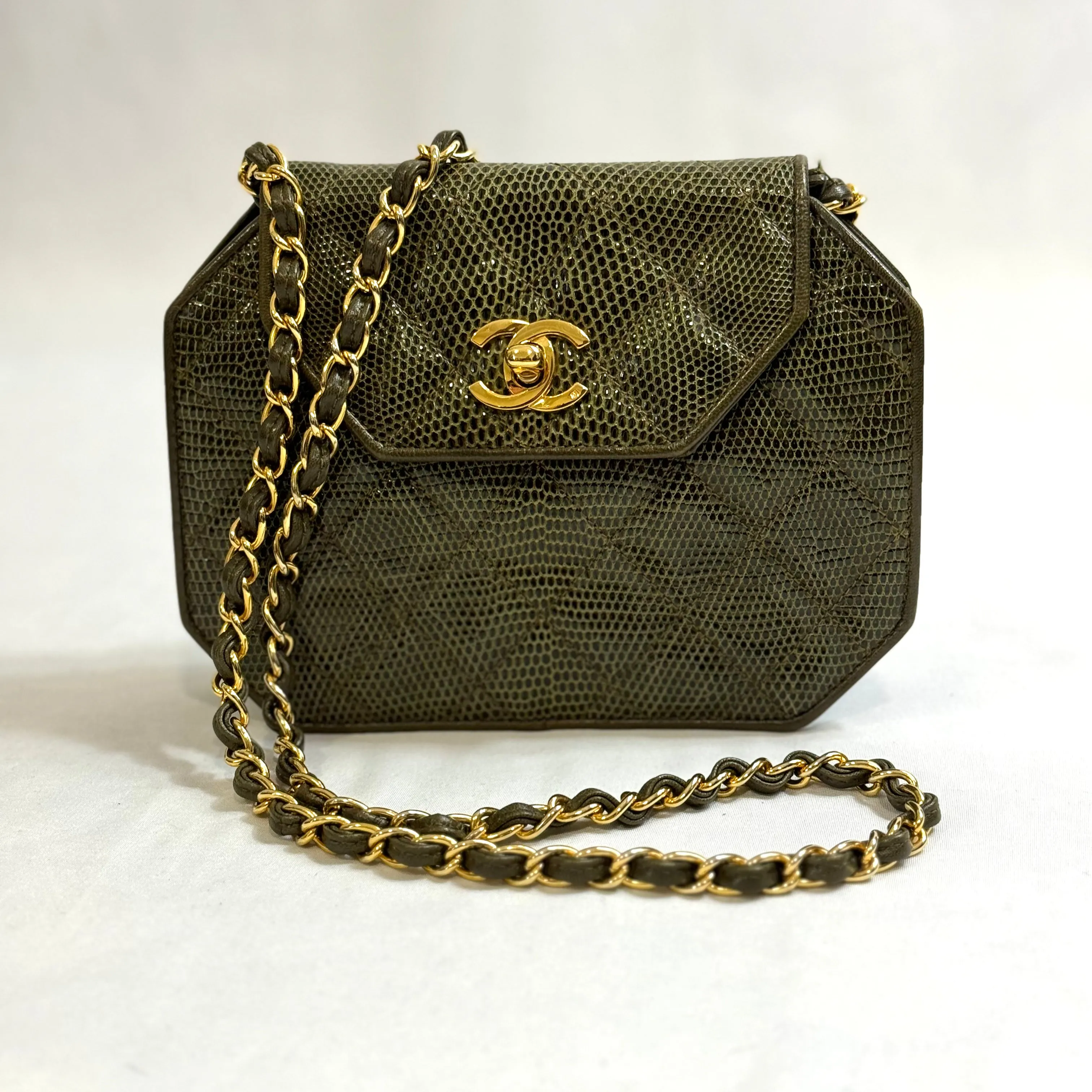 Chanel - Sac vintage en lézard