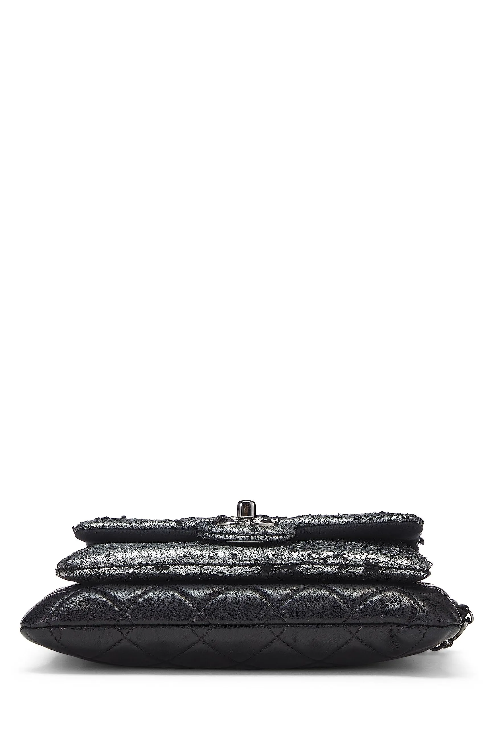 Chanel,  Silver Metallic Lambskin Mineral Nights Evening Bag, Multi