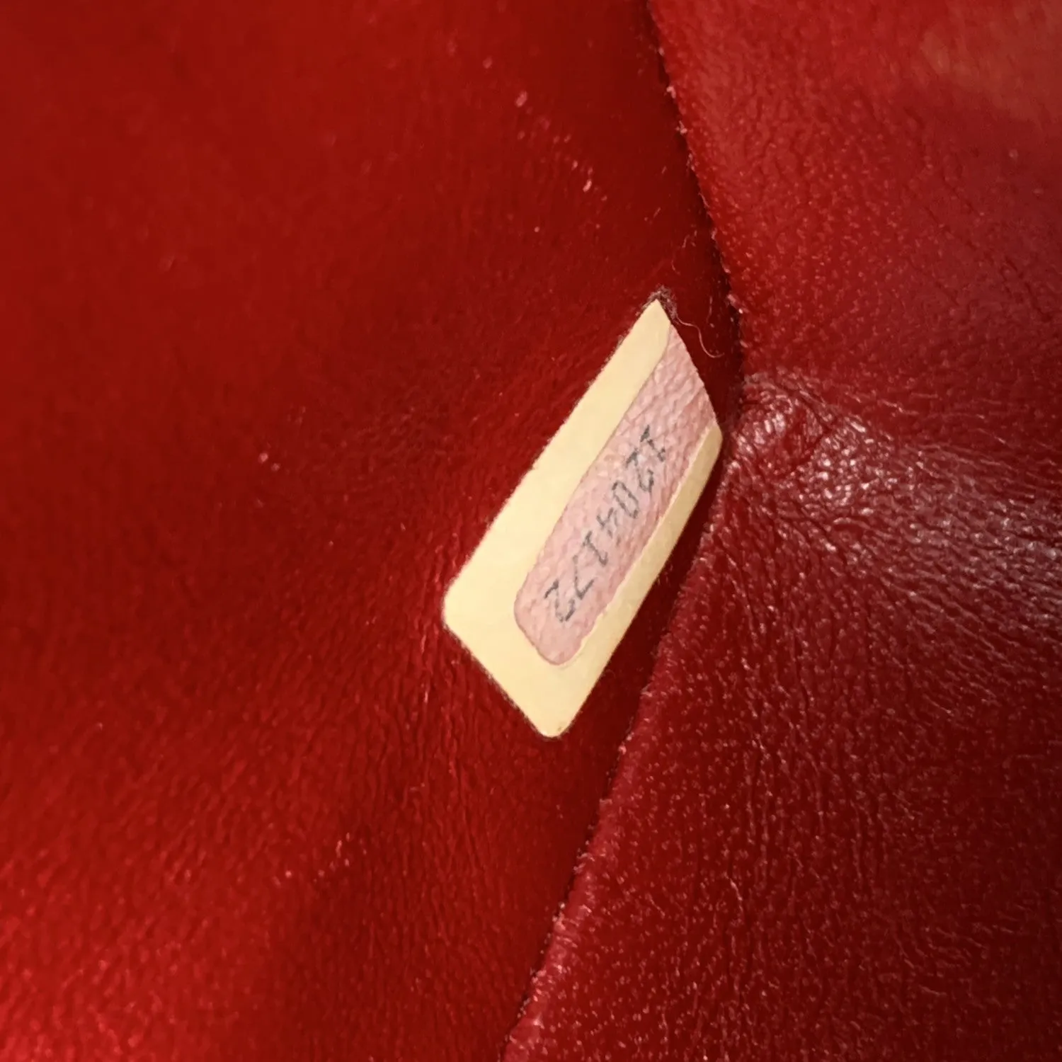 CHANEL Vintage Red Quilted Timeless Classic Small 2.55 Bag 23 Cm