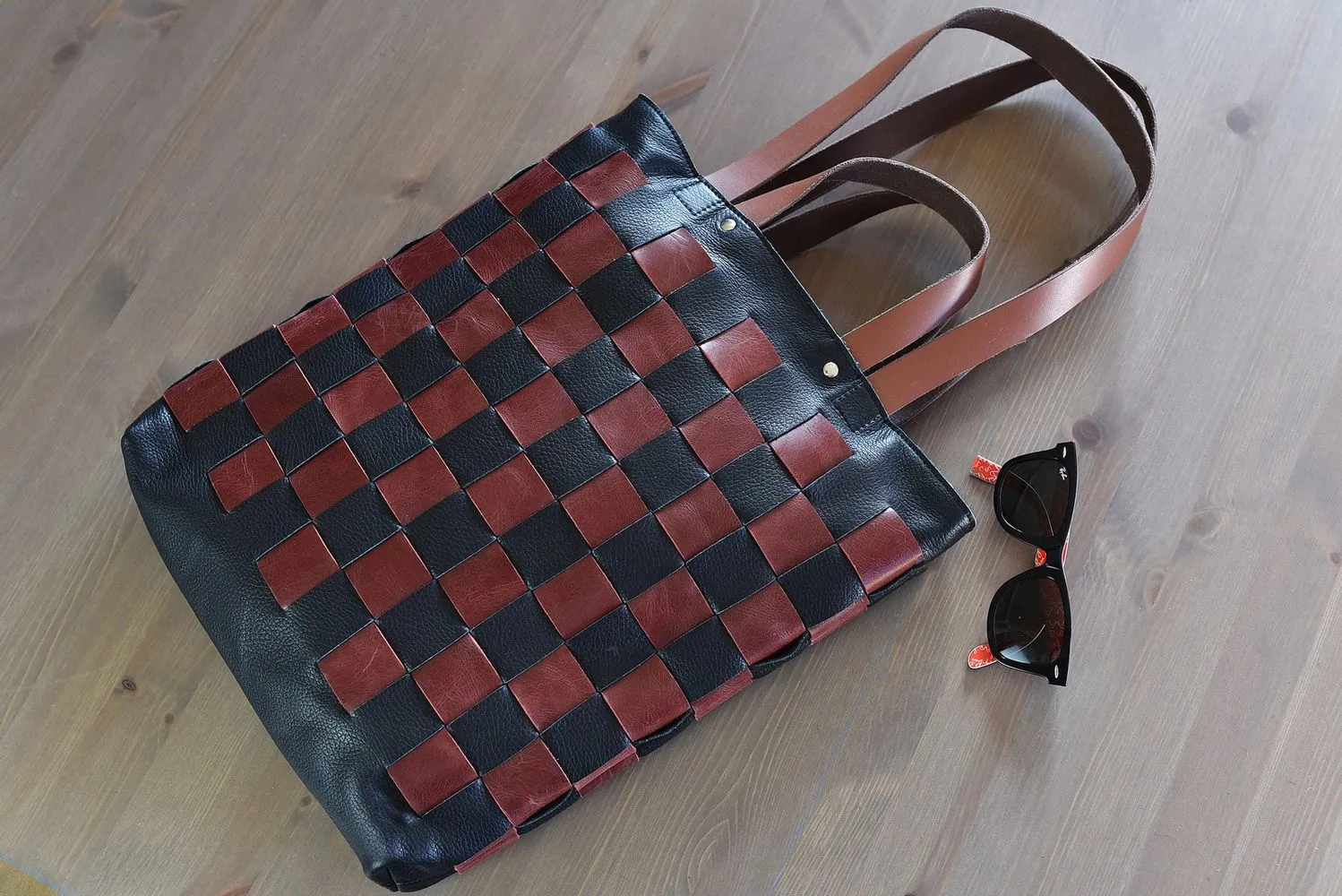 Checkered Tote