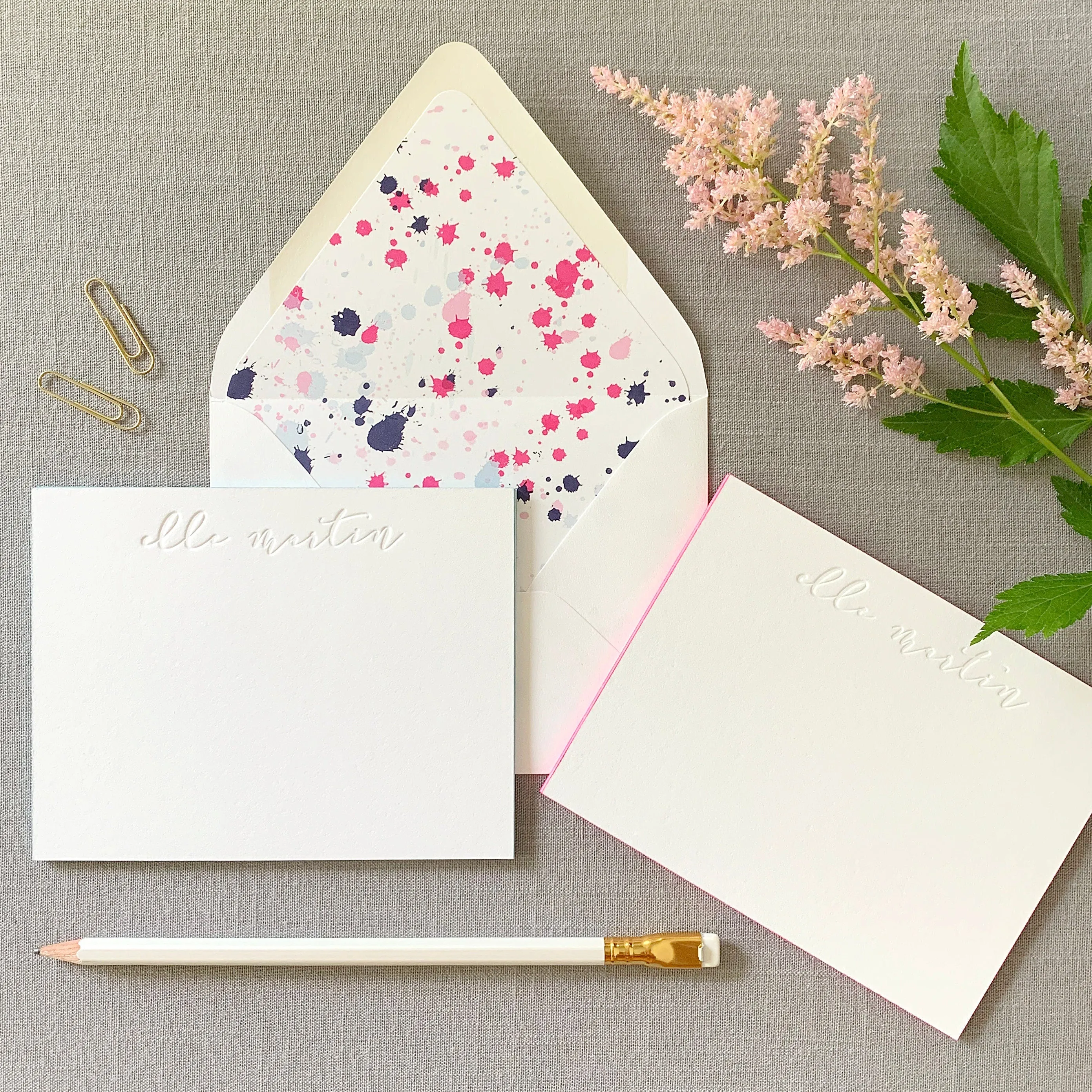 Chevron Pattern Envelope Liners
