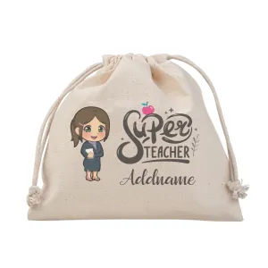 Chibi Super Teacher Chinese Female Teacher Satchel