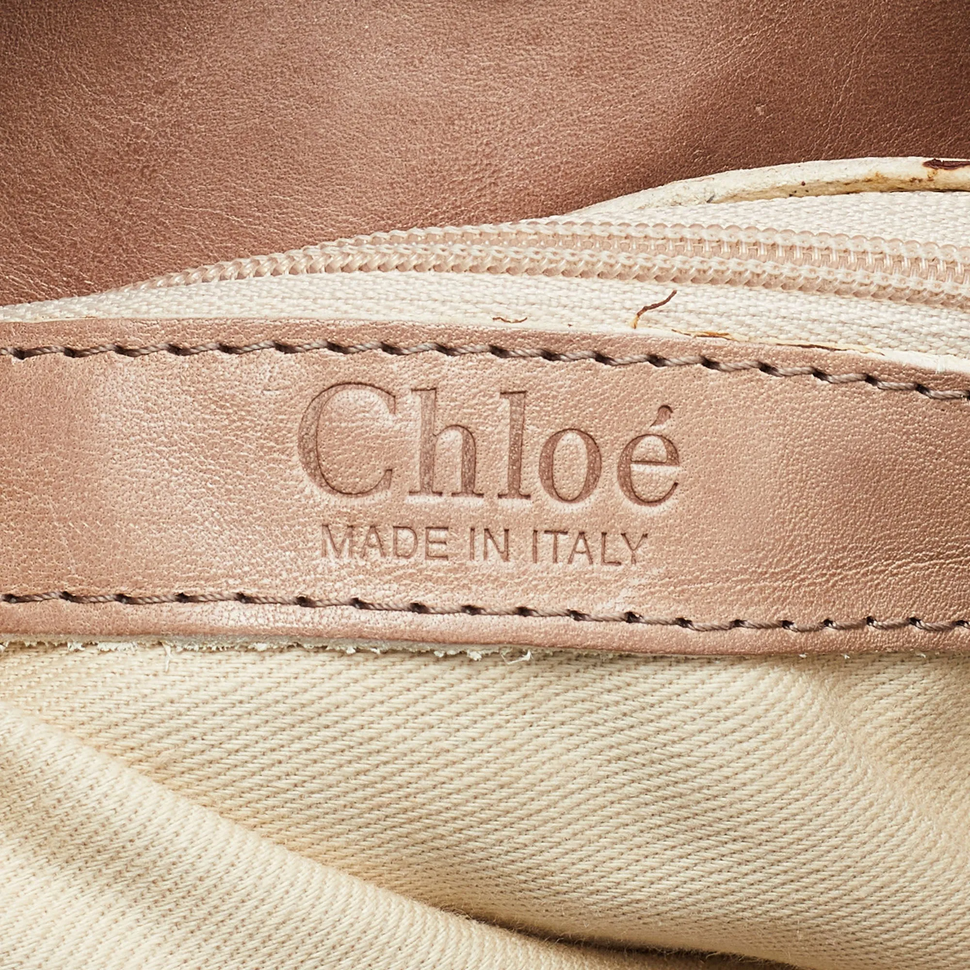 Chloe  Leather Large Chain Detail Hobo