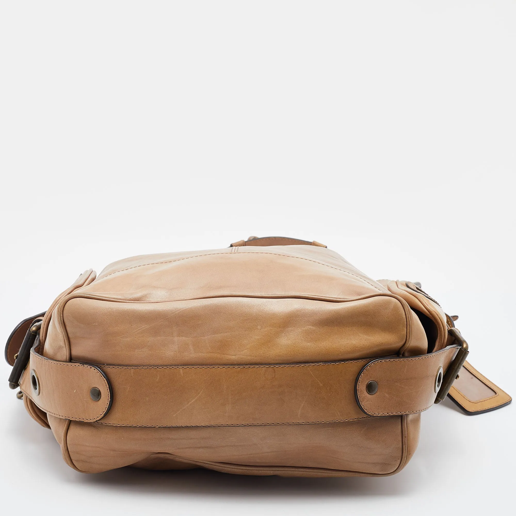 Chloe  Leather Large Chain Detail Hobo