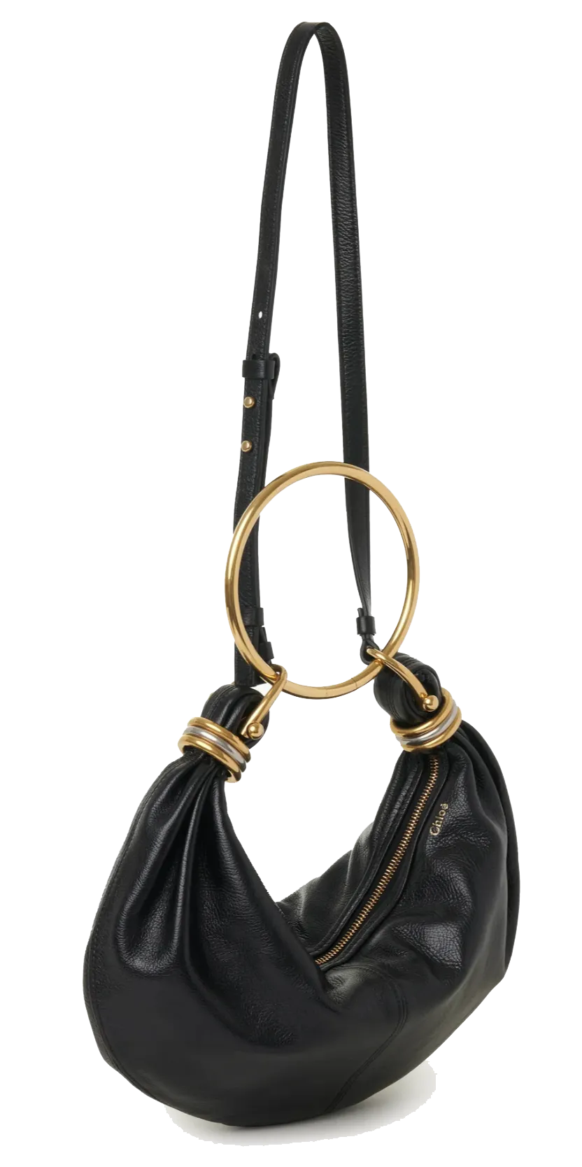 CHLOE SMALL HOBO BRACELET BAG BLACK
