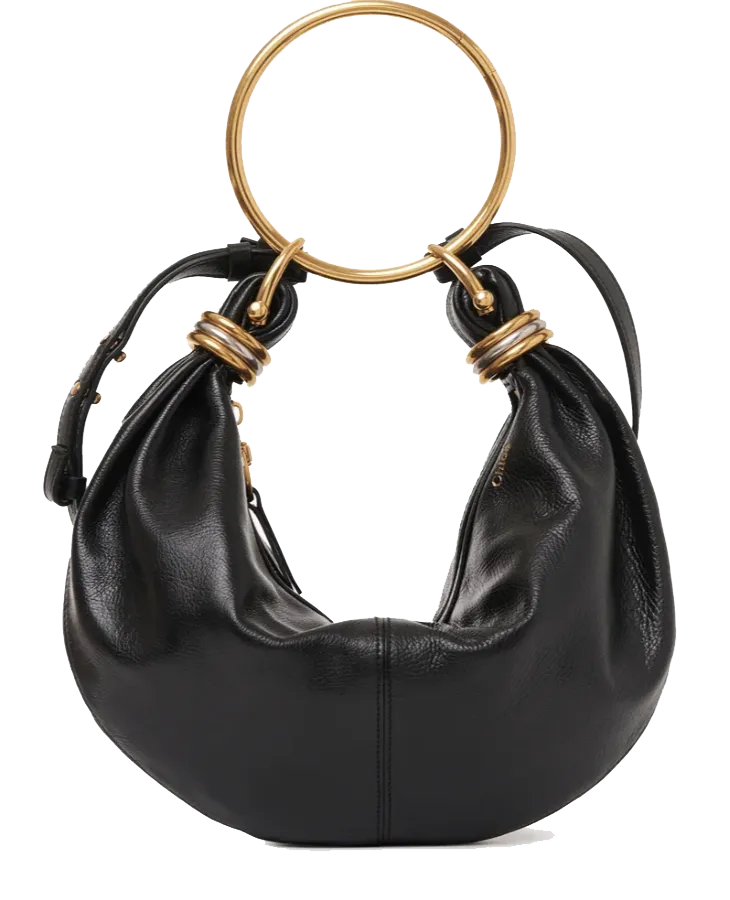 CHLOE SMALL HOBO BRACELET BAG BLACK