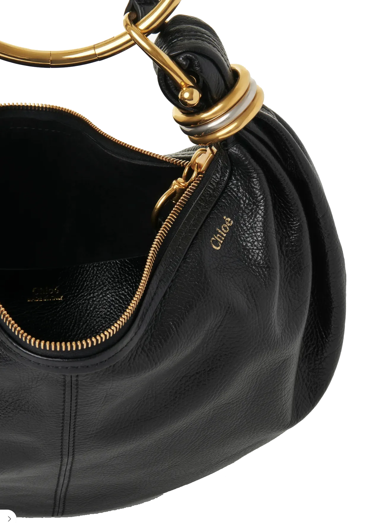 CHLOE SMALL HOBO BRACELET BAG BLACK