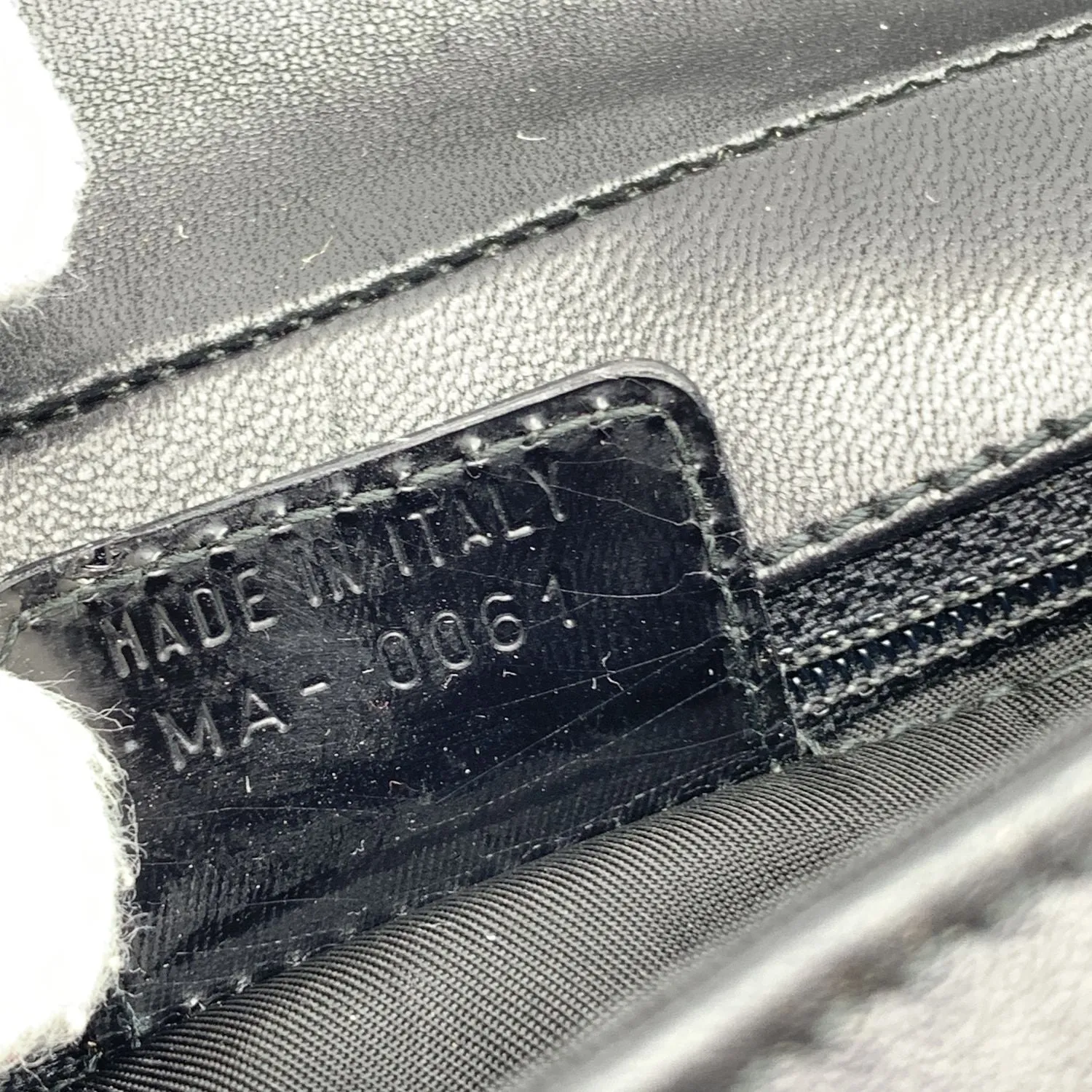 CHRISTIAN DIOR Black Perforated Leather Cannage Chain Shoulder Bag