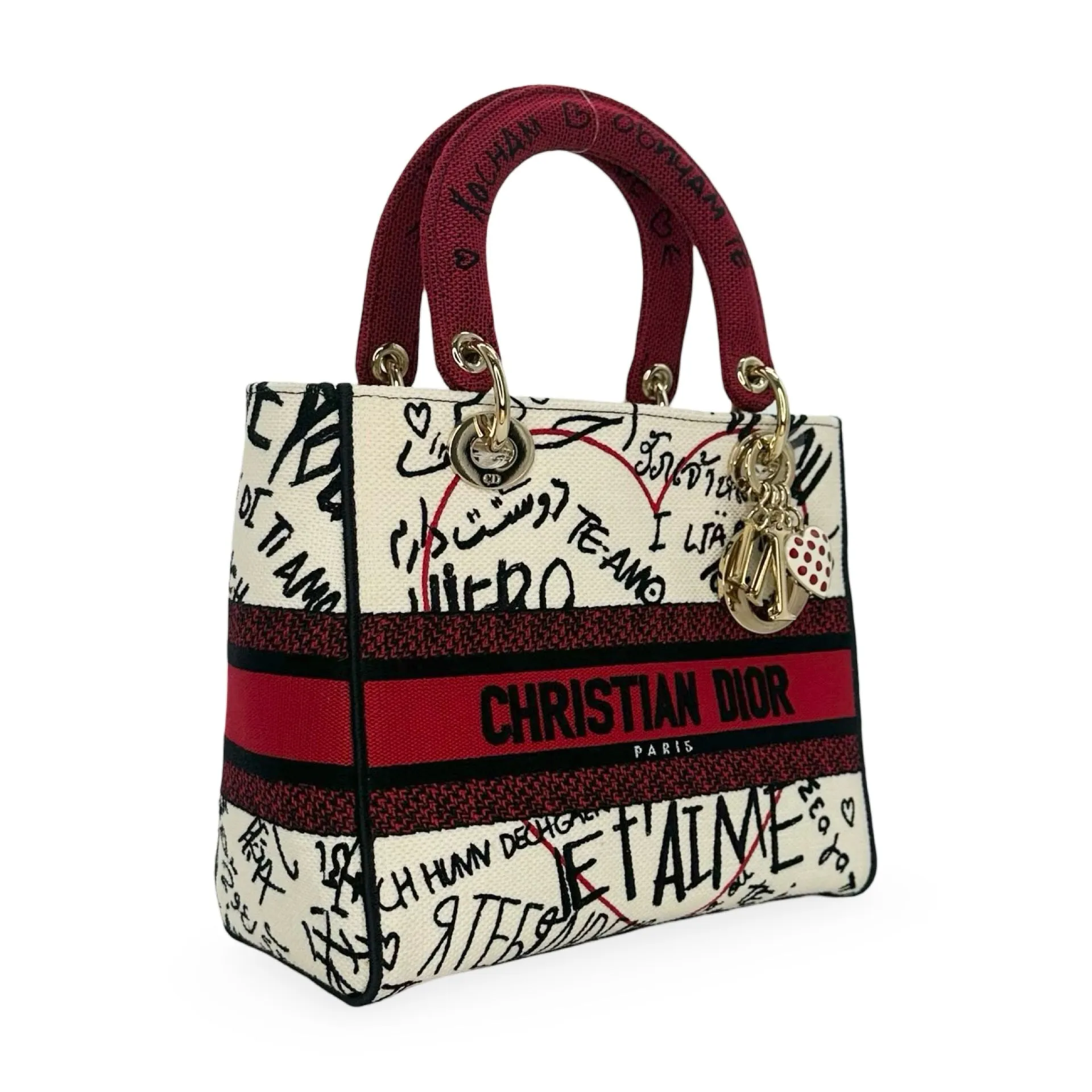 CHRISTIAN DIOR: DiorAmour Graffiti Medium Lady D-Lite