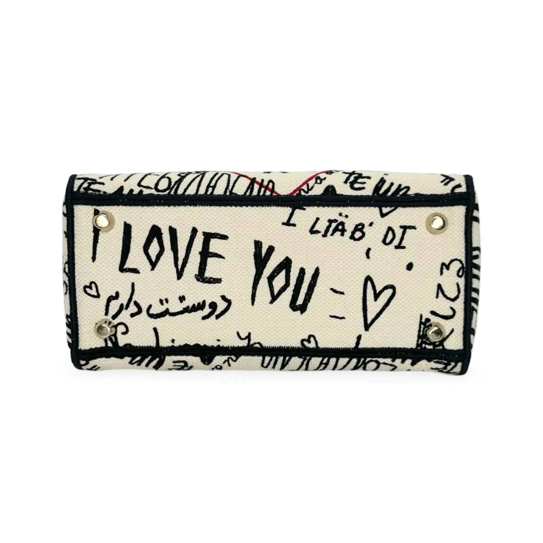CHRISTIAN DIOR: DiorAmour Graffiti Medium Lady D-Lite