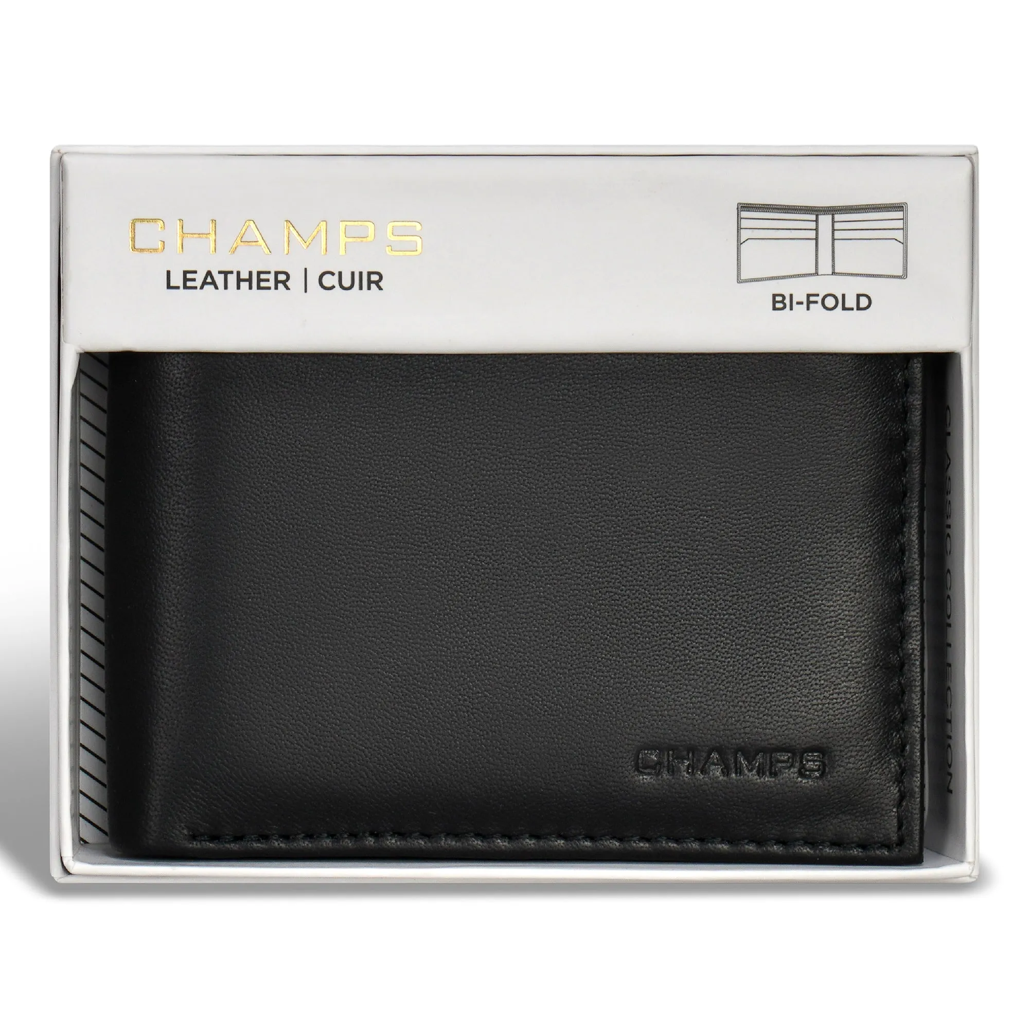 Classic / Leather Bi-Fold Wallet