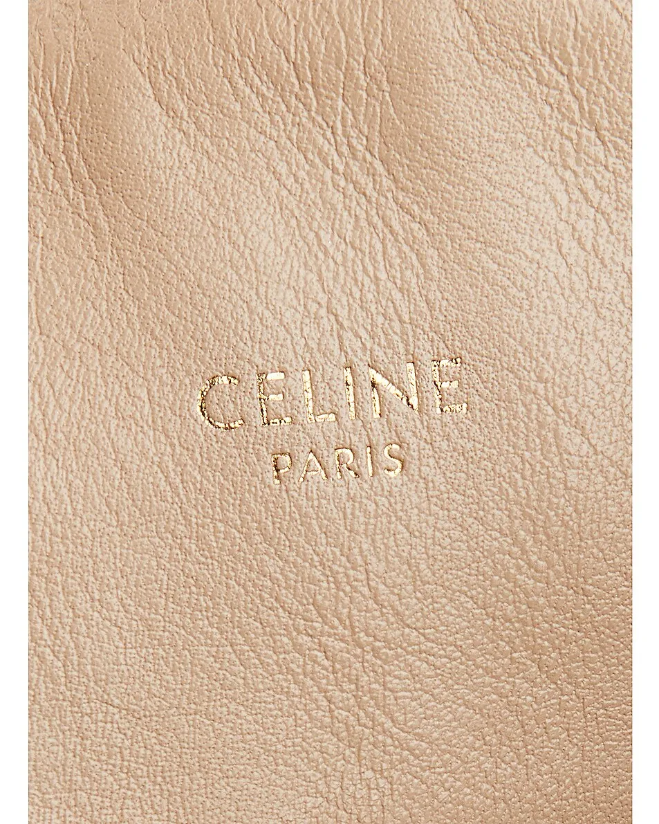 CÉLINE C CHARM QUILTED CALFSKIN LEATHER BACKPACK