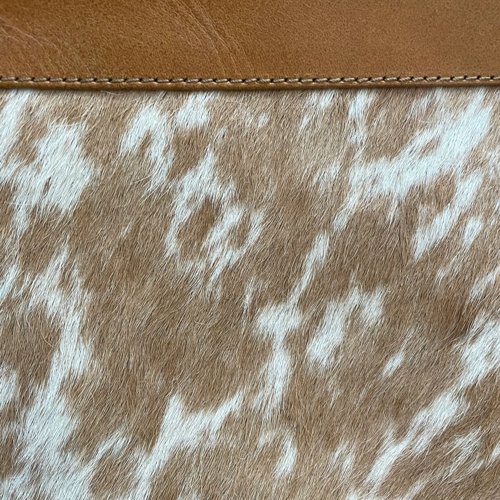 Clutch Crossbody Black And White Hair Briso