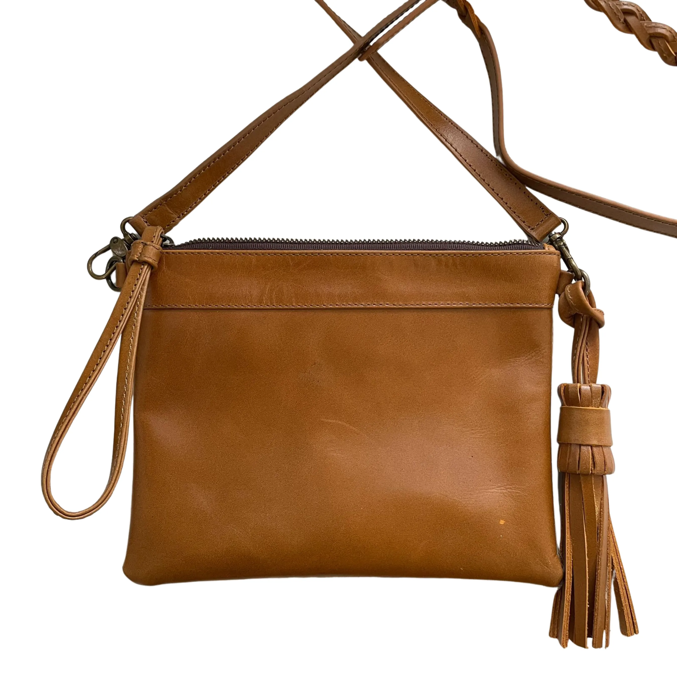 Clutch Crossbody Black And White Hair Briso