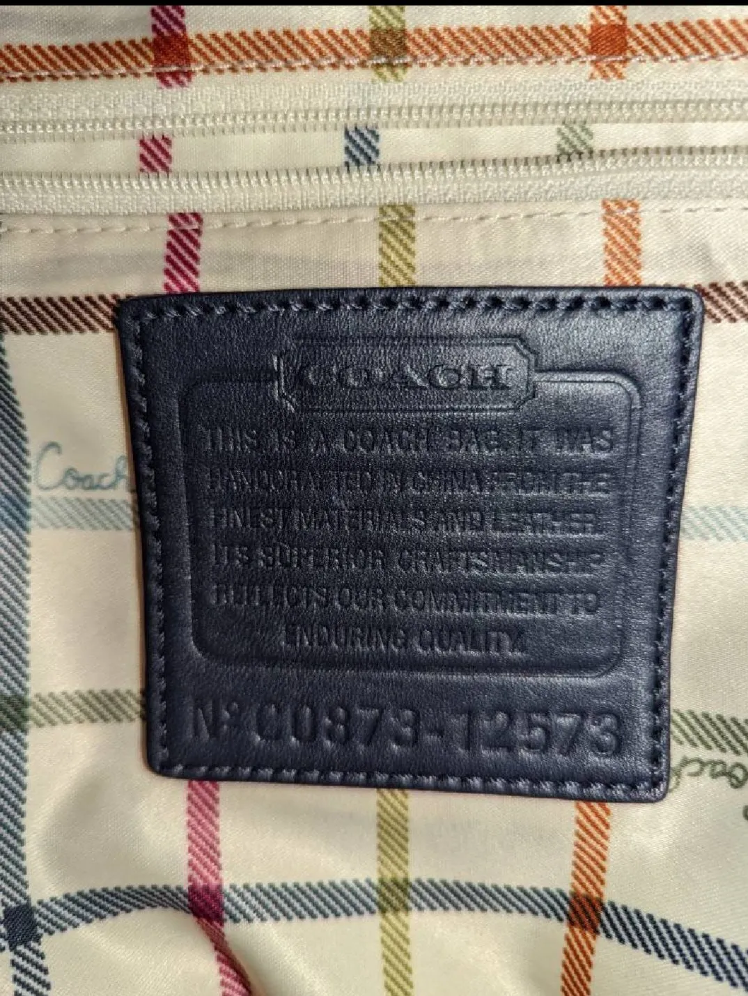 Coach Signature Denim Gallery Tote  Shoulderbag Handbag  Satchel with Wristlet