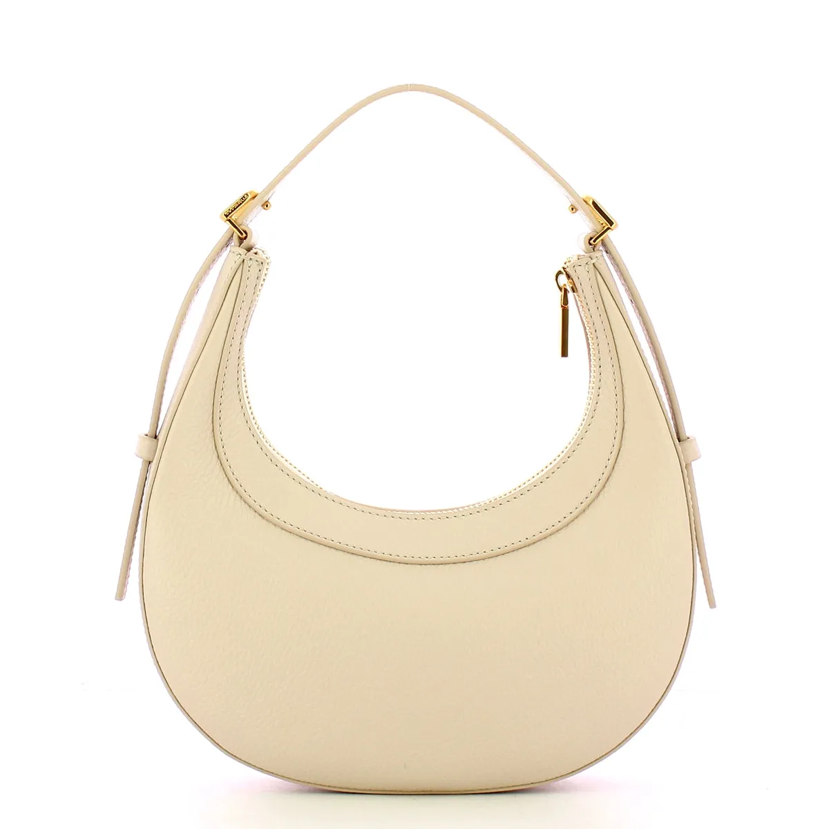 Coccinelle - Whisper Lambskin White Hobo Bag - PIP530101 - LAMBSKIN/WHITE