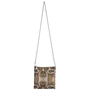 CONVERTIBLE CROSSBODY BAG BROWN PEARL