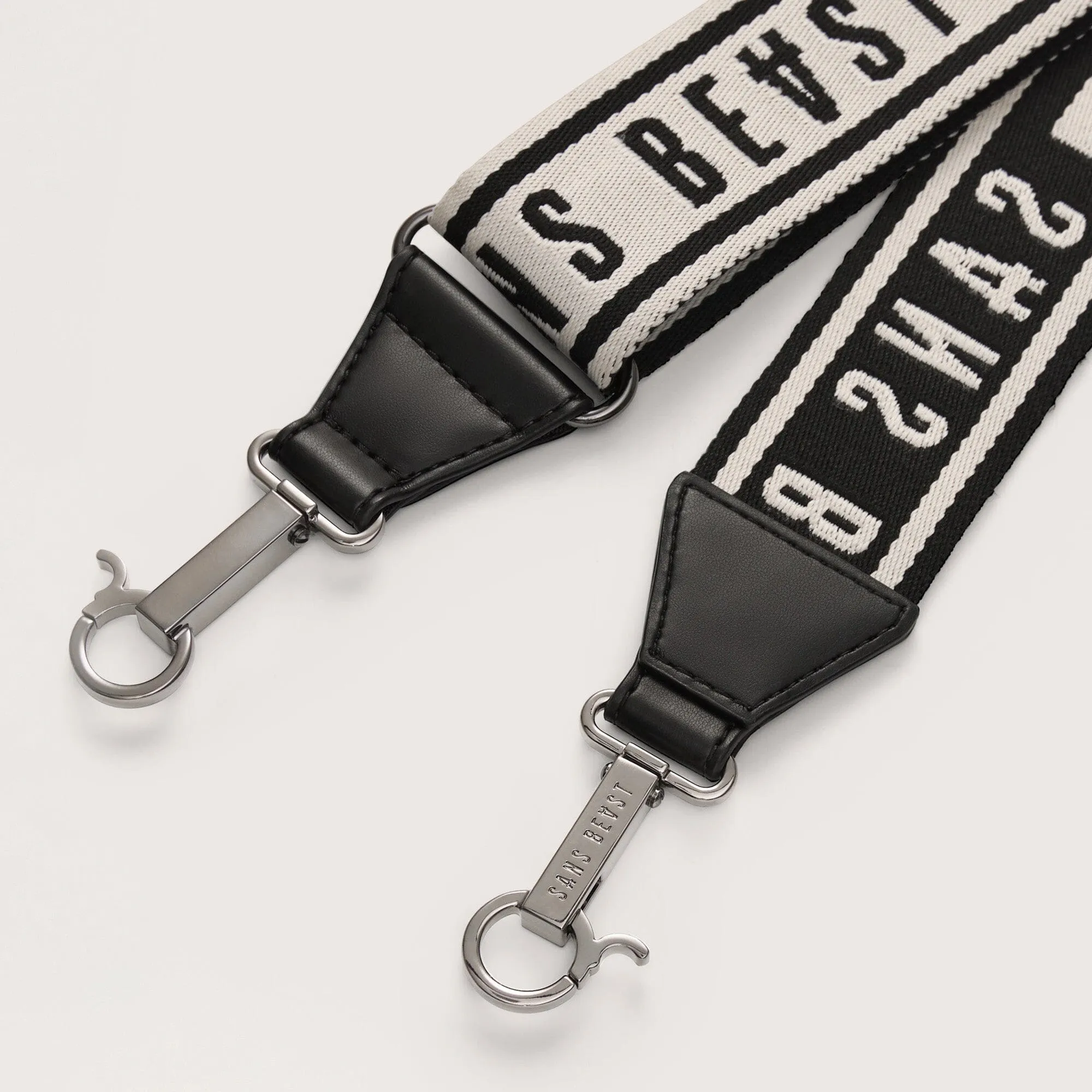 Corridor Bag Strap - Licorice   Gunmetal