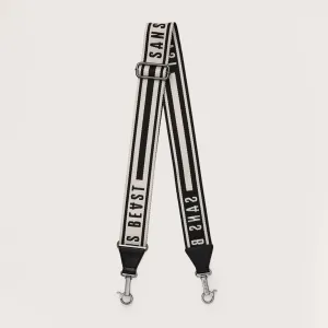 Corridor Bag Strap - Licorice   Gunmetal