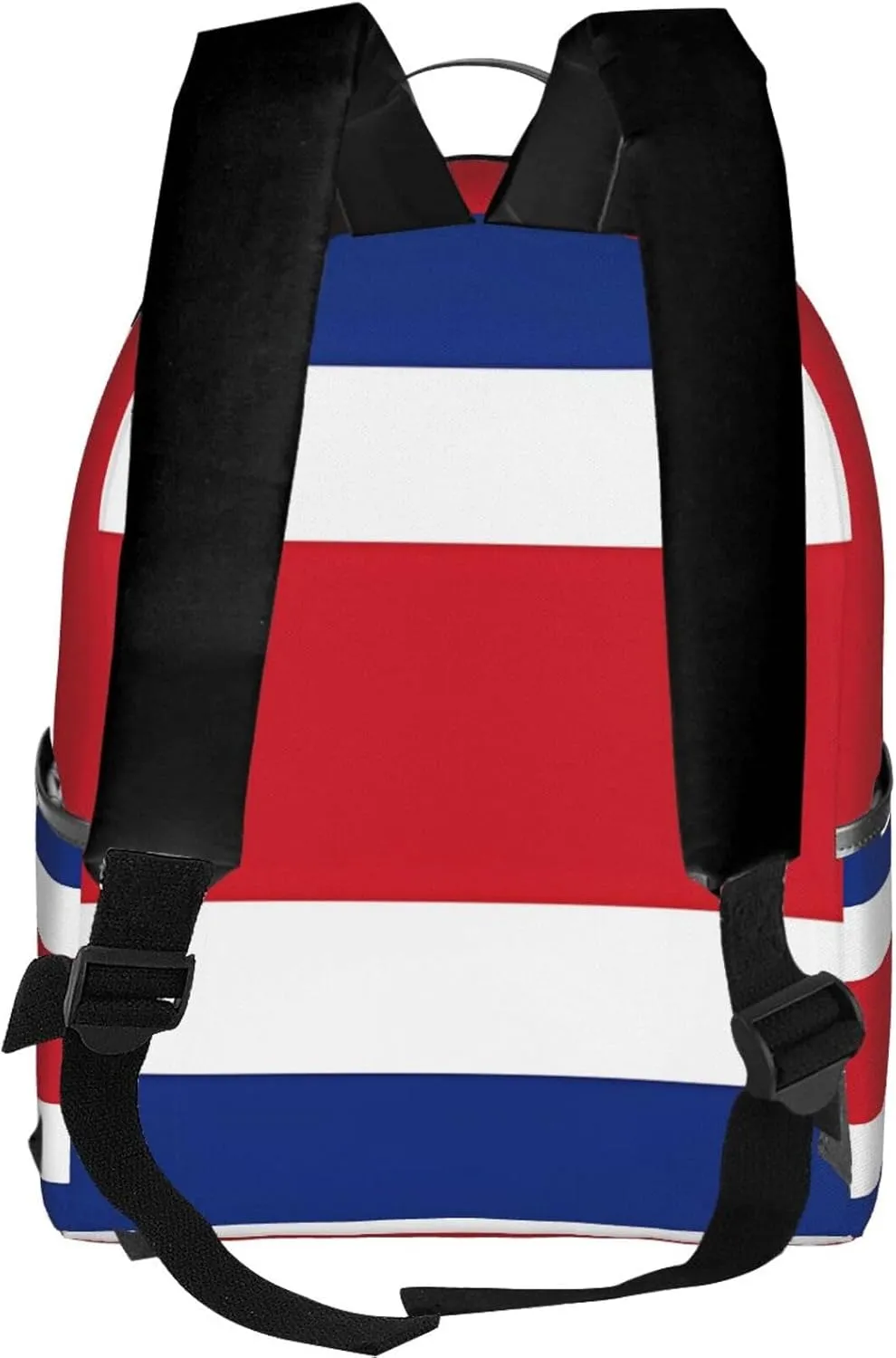 Costa Rican Flag Casual Backpacks Laptop Backpack Carry-on Daypack Sports Travel Rucksack Lightweight Working Bag for Outdoor Hiking Cycling Walking