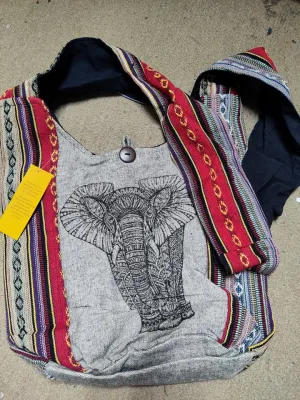 Cotton Striped Hobo Bags