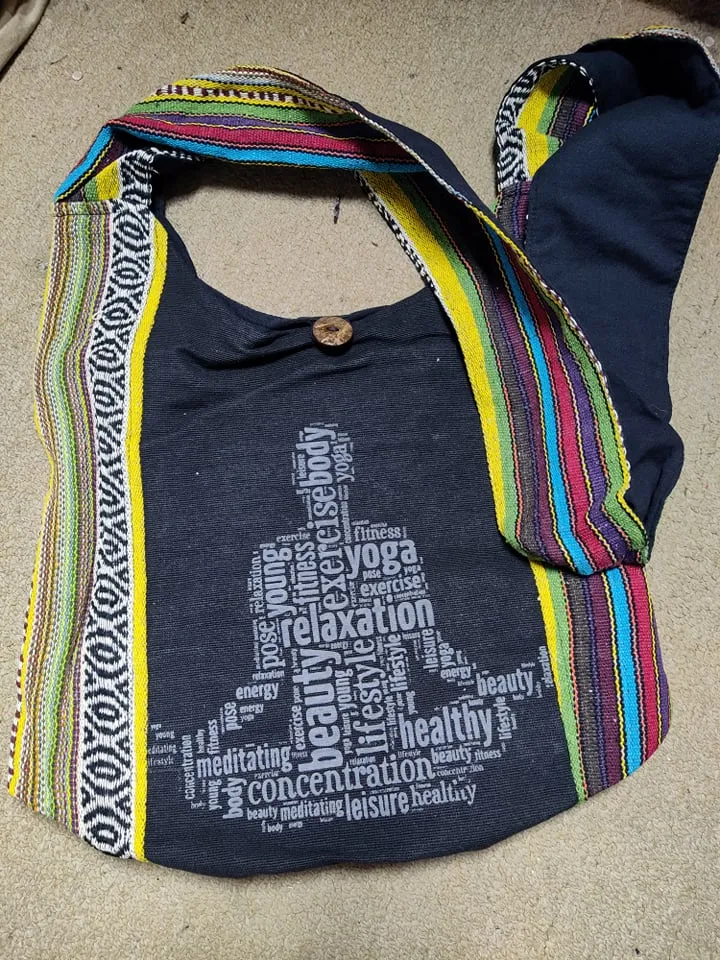 Cotton Striped Hobo Bags