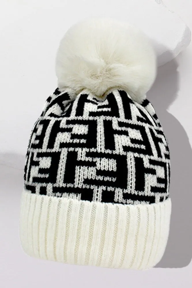 Couture Chill Lux Knitted Beanie - Ivory