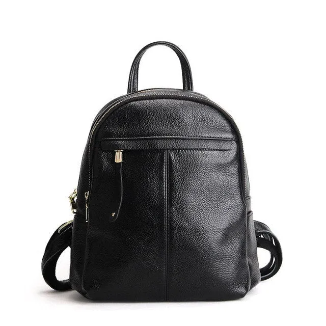 Cow Leather Girls Backpack