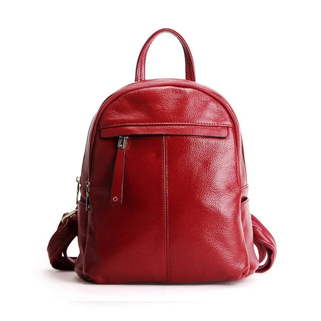 Cow Leather Girls Backpack