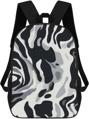 Cow Print Travel Backpack Carry On Backpack 17 Inch Laptop Bag Casual Daypack for Weekender Business Hiking
