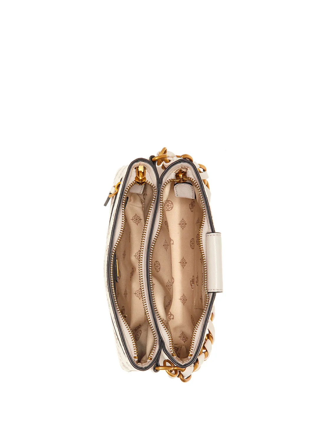 Cream Logo Alva Crossbody Bag