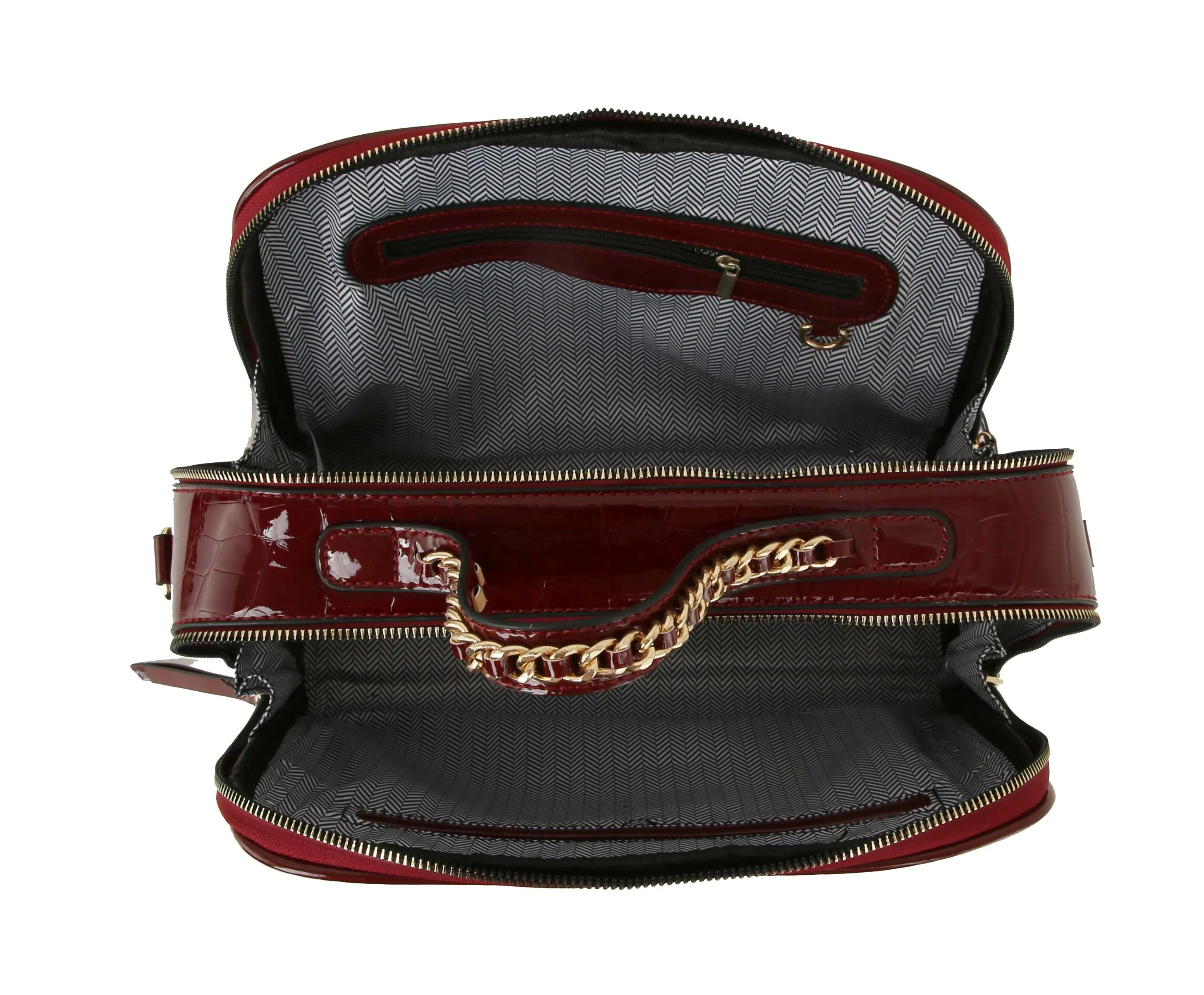 Croc Tote Satchel Purse