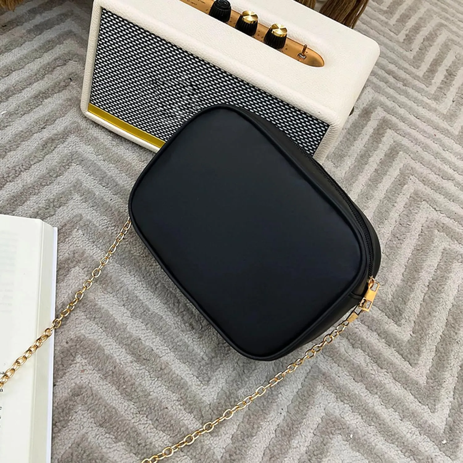 Crossbody Bag for Women Women Messenger Bag Fashion Simple Trend Chain Shoulder Purse Practical