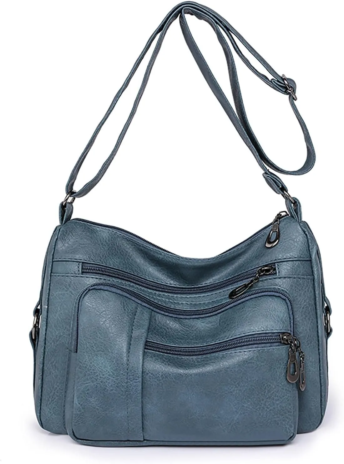 Crossbody Bag for Women Women Vintage Soft Leather Water Proof Fashionable Crossbody Bag Classic Lightweight