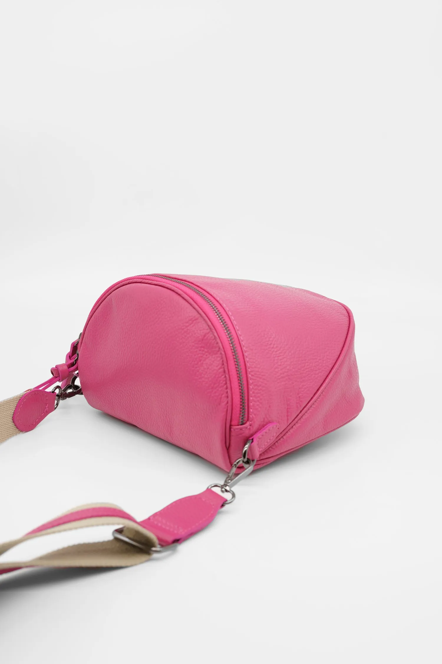 Crossbody-Bag KENNY aus genarbtem Leder