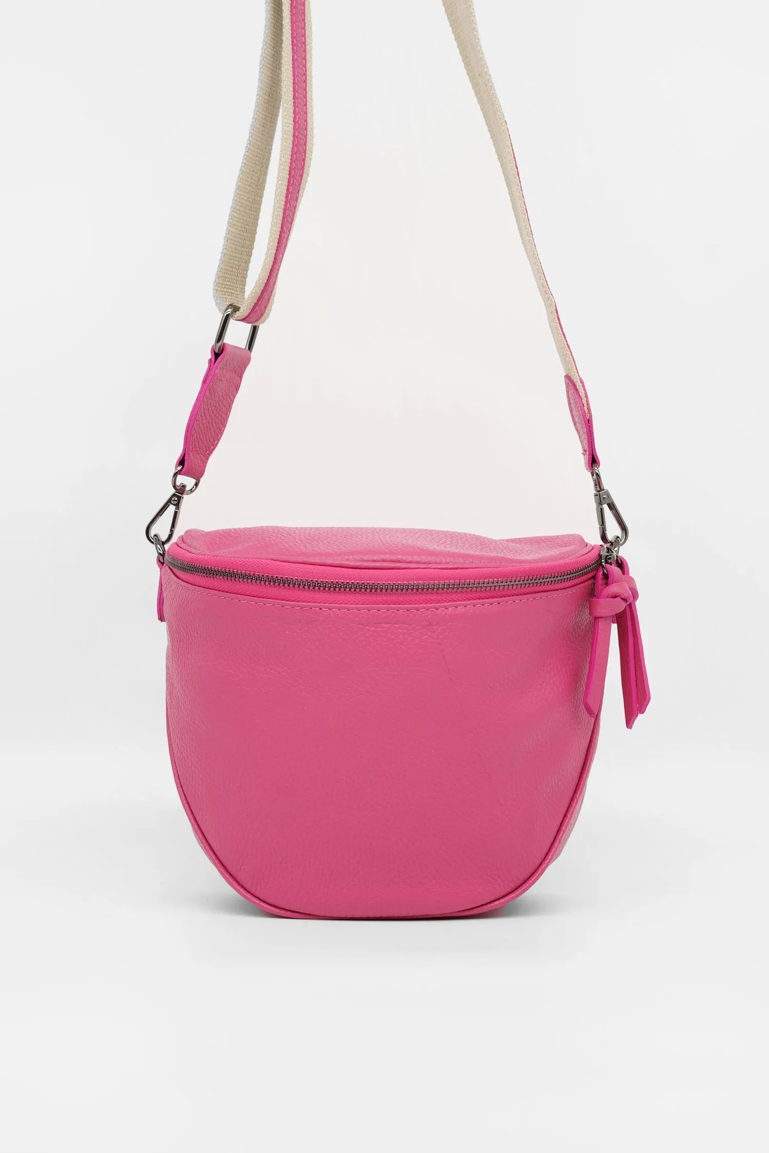 Crossbody-Bag KENNY aus genarbtem Leder