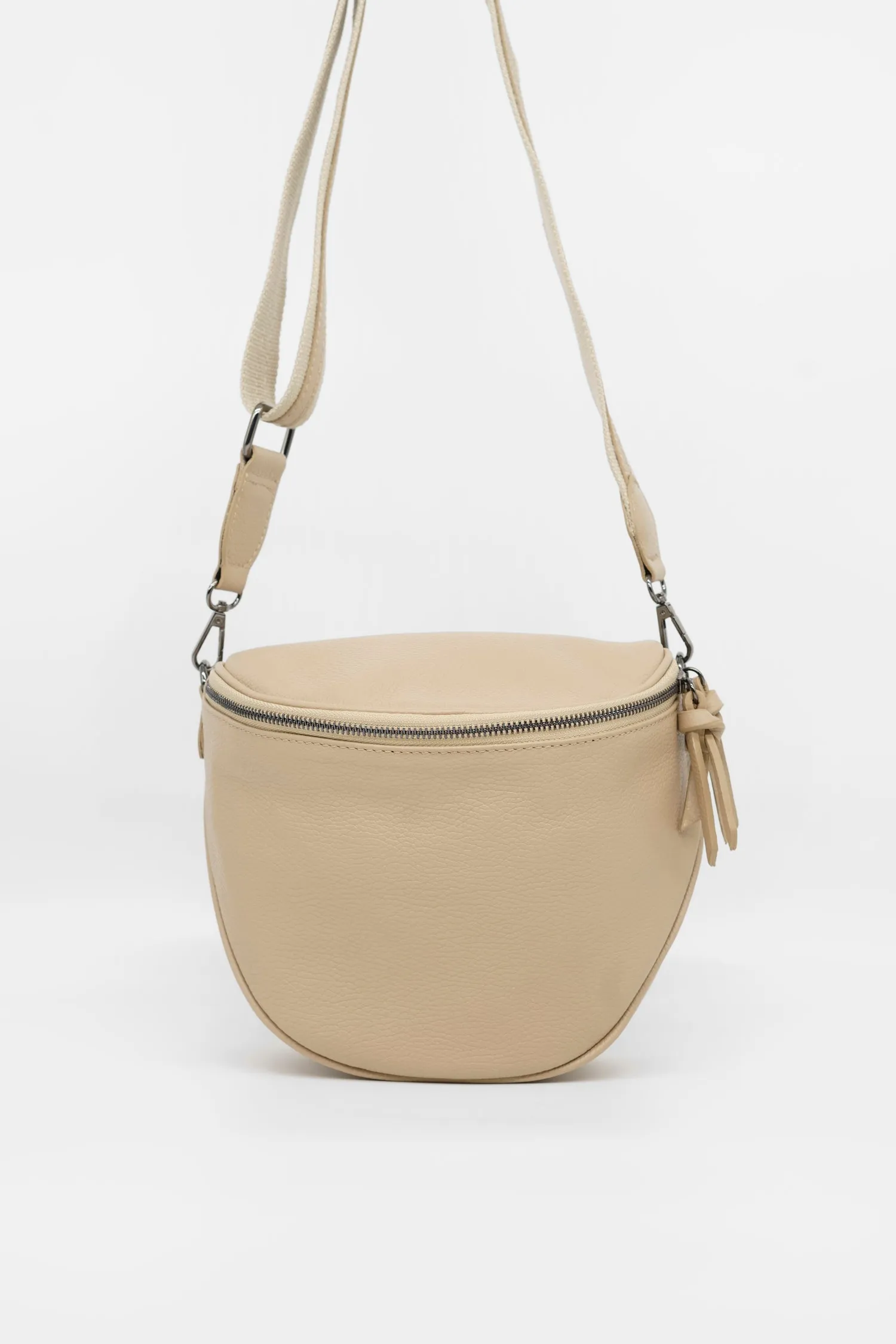 Crossbody-Bag KENNY aus genarbtem Leder