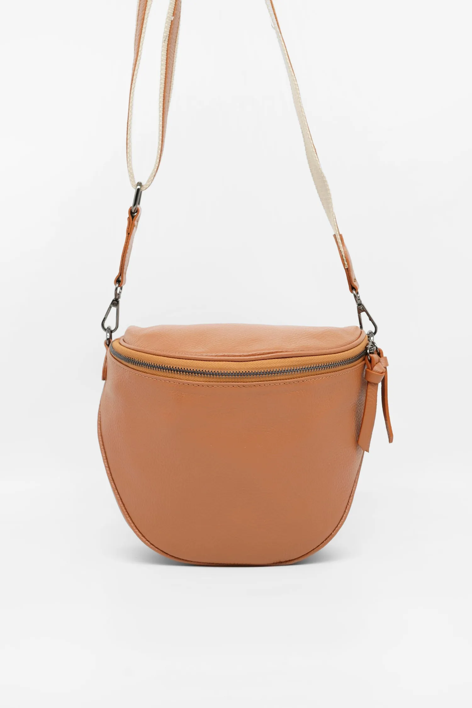 Crossbody-Bag KENNY aus genarbtem Leder