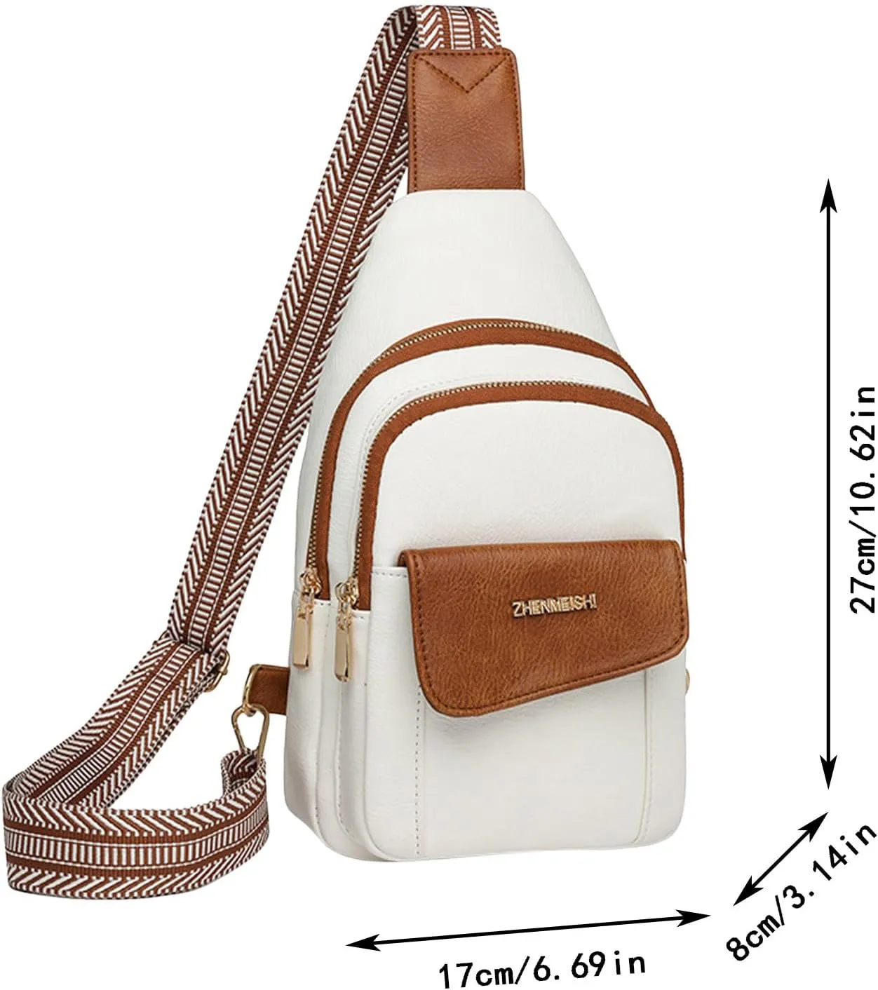 Crossbody Bag Women Shoulder Bag Fashionable New Pattern Simple Solid Color Layered Practical Large Capacity