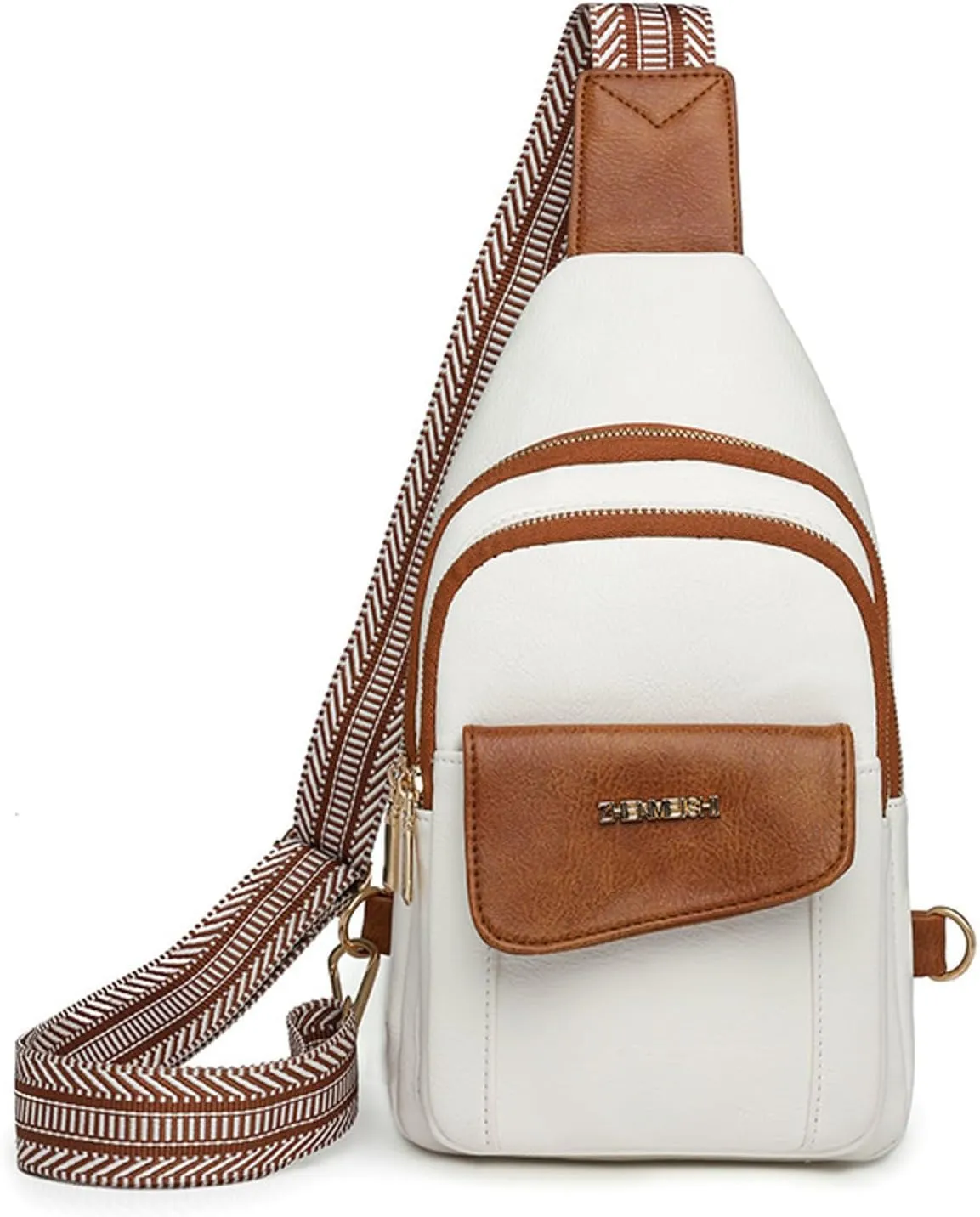 Crossbody Bag Women Shoulder Bag Fashionable New Pattern Simple Solid Color Layered Practical Large Capacity