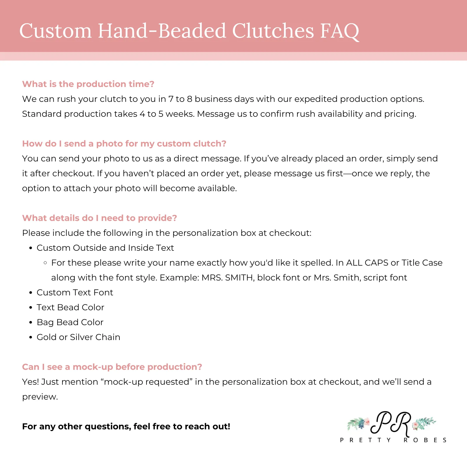 Custom Seed Bead Clutch Purse Feather Style (HFU-Feather)