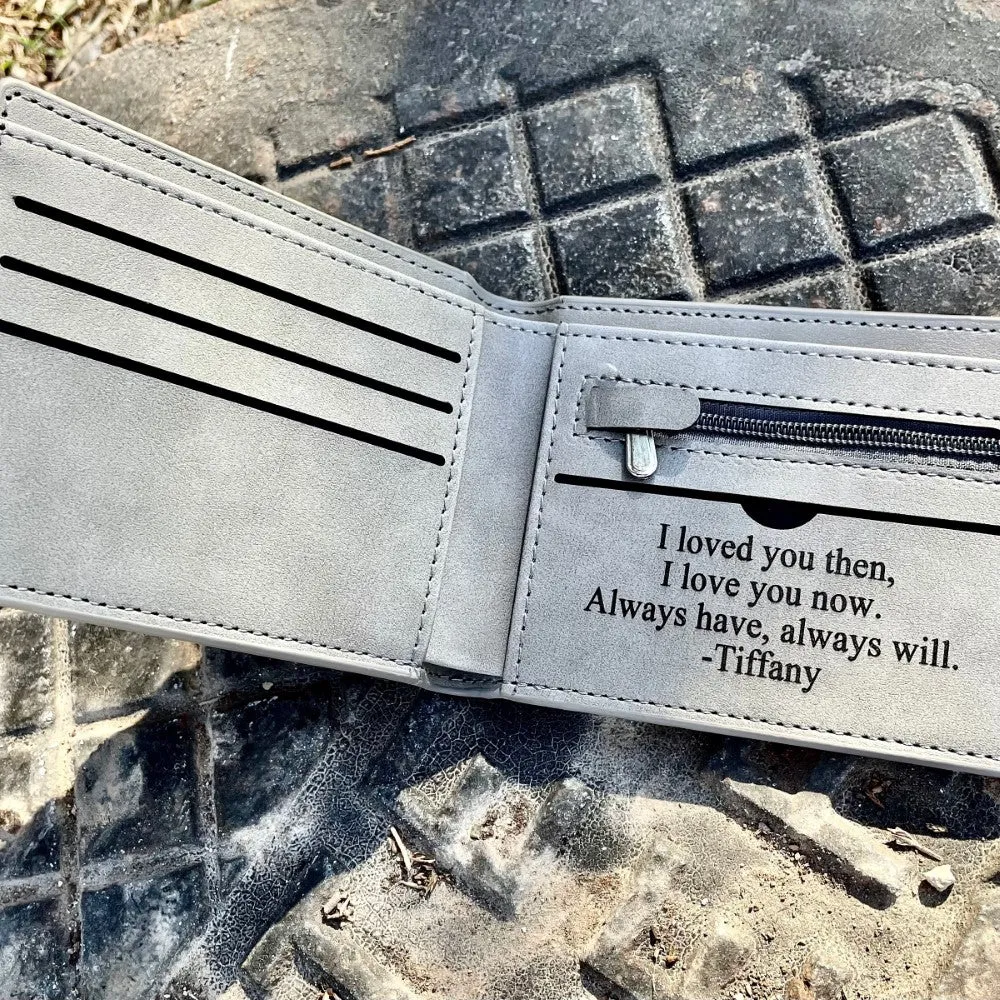 Customized Luxury Engraved Wallets