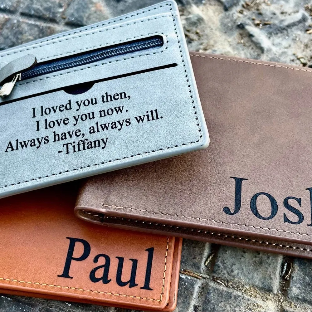 Customized Luxury Engraved Wallets