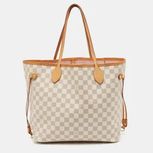Damier Azur Canvas Neverfull MM Bag