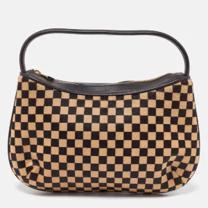 Damier Calfhair and Leather Limited Edition Sauvage Tigre Bag